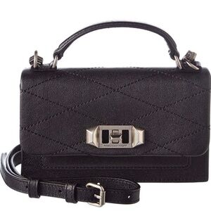 Rebecca Minkoff Je T'aime Phone Crossbody - Black Leather